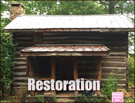 Historic Log Cabin Restoration  Holloway, Ohio